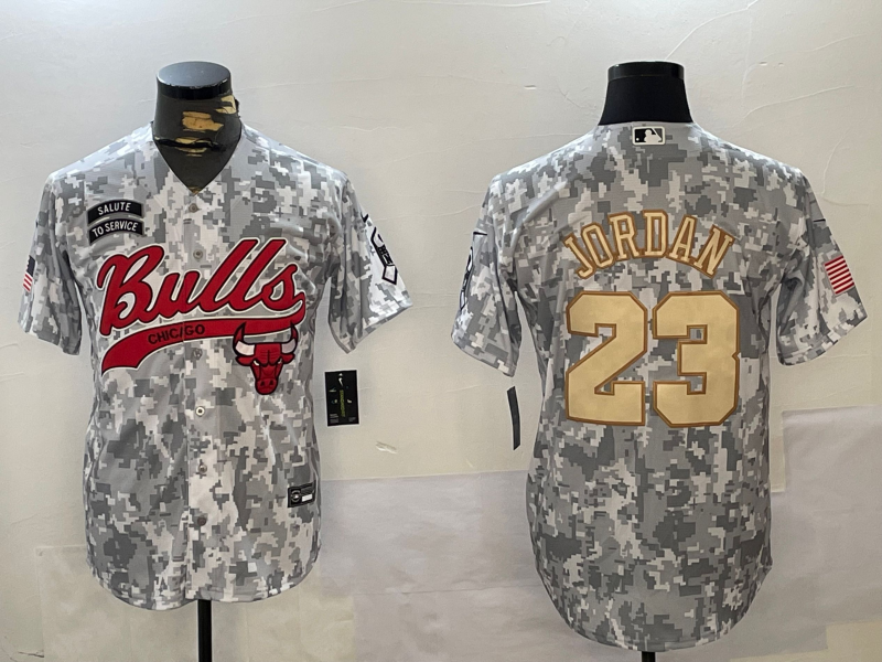 Men Chicago Bulls 23 Jordan Camo Jointly 2024 Nike NBA Jersey 20241121
